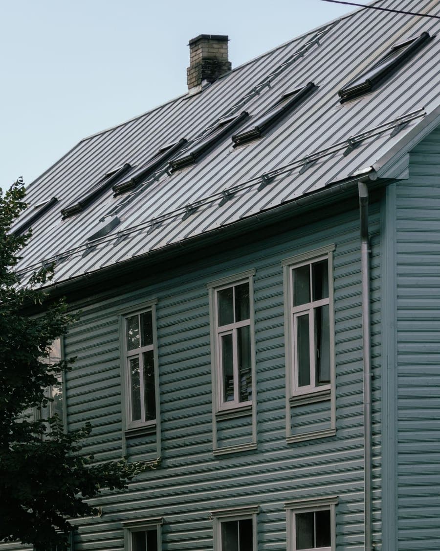 Vana puitmaja linnas